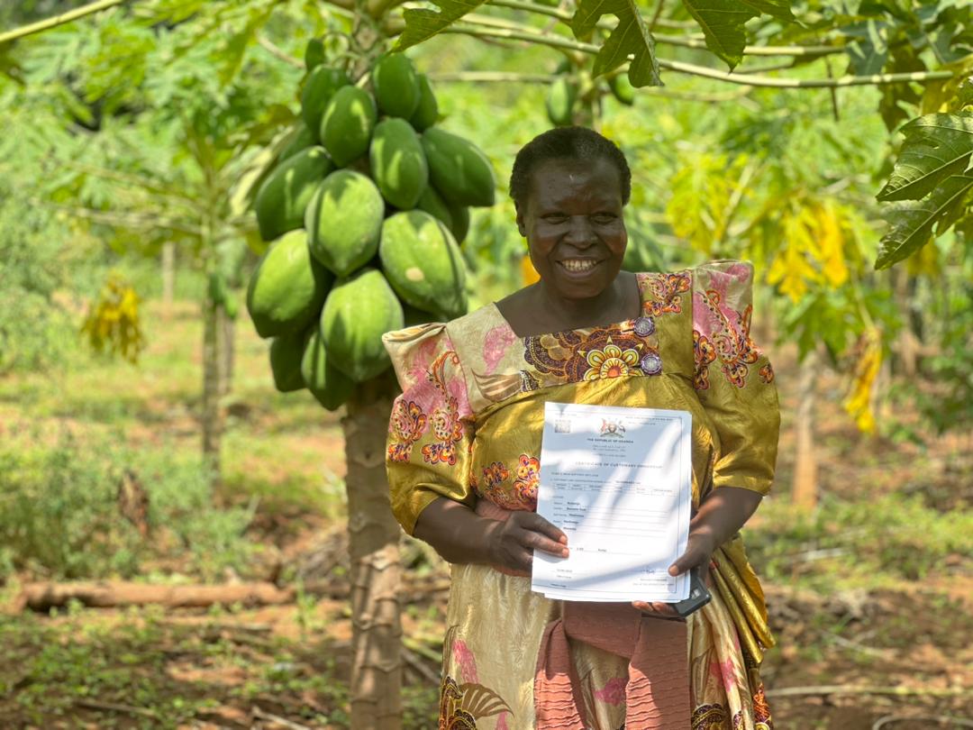 Customary land certificate in Uganda