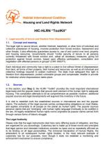 Housing and Land Rights Network Toolkit